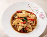 Foto langkah ke 4 dari resep Tumis Tahu Jamur.