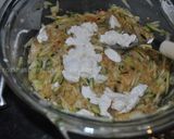 A picture of step 2 of Zucchini Flat Naan Bread نان کدویی.