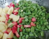 A picture of step 1 of Beans & Potato Bhaji.