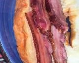A picture of step 3 of Bacon Egg Cheese on Freshly Baked Croissant.