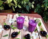 A picture of step 3 of Jamun mojito/java plum.