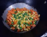 A picture of step 1 of Penne Pasta Vegetable Soup 😋.