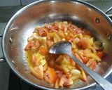 A picture of step 1 of Masala aalu,cucumber carrot raita with plain roti (simple Lunch).