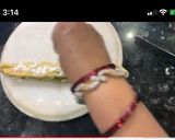 A picture of step 8 of Masala laccha paratha.