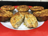 Muffin de banana y ricota