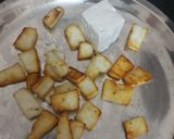 A picture of step 1 of Palak -Paneer.