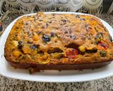 Une image de l'étape 8 de 🫜Cake aux 🧄légumes 🥒🍆🌶️🍅GLUTEN🪻🍃FREE.