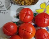 टमाटर की कलौंजी (भरवां टमाटर) रेसिपी चरण 1 फोटो