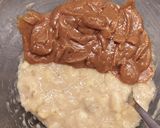 A picture of step 2 of Banana bread (no dairy, no egg, no sugar).