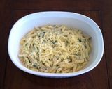 A picture of step 3 of Pasta with Creamy Garlic Sauce.