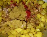 आलू की सुखी सब्जी (Aloo ki sukhi sabji recipe in Hindi) रेसिपी चरण 3 फोटो