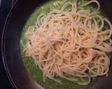 Foto langkah ke 3 dari resep Spaghetti Carbonara with Spinach ala Clisselly.