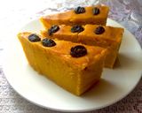 Foto langkah ke 4 dari resep Bolu Labu Kuning Blueberry & Kismis.