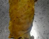 A picture of step 7 of Cabbage leaf vadi.