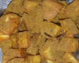 A picture of step 4 of Spiced sweet potato cubes.