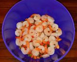 A picture of step 2 of Mike's Drunken Shrimp Cocktails.