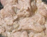 A picture of step 5 of Mongolian Chicken.