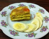 Hình bước làm 5 của món Pancake bí đỏ