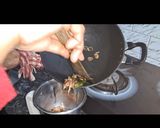 A picture of step 1 of Methi matar malai.
