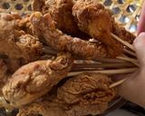 รูปขั้นตอนการทำที่ 10 ของ ช่อดอกไม้ไก่ทอด ไก่ทอดสูตรผู้พัน