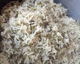 عکس مرحله 2 از دستور سبزی پلو به روش ساده🌱🌾🍚