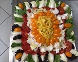 Une image de l'étape 8 de Salade d'été multicolore aux anchois marinés.
