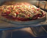 Hình bước làm 7 của món Pizza hải sản