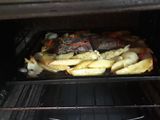 Colita al horno con papas
