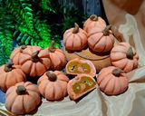 Foto langkah ke 17 dari resep Pumpkin Mochi Bread.
