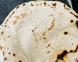 A picture of step 2 of Jowar Bhakri with Dill Sabji.