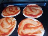 Pizzetas con calabaza