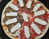 Foto del paso 5 de la receta: Pizza con puré de berenjenas (3 sabores)