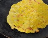 A picture of step 3 of Besan puda.