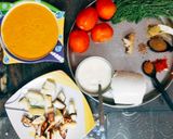 A picture of step 3 of Paneer methi malai.