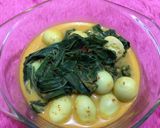 Foto langkah ke 7 dari resep Daun singkong telur puyuh.