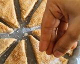 A picture of step 8 of Cinnamon Scones.