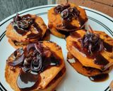 Foto del paso 9 de la receta: Sanduchitos🍆🧅🍅 de calabaza🎃🥙🧀