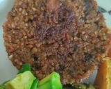 Foto del paso 7 de la receta: Hamburguesas veganas de bulgur y berenjenas, verduras al horno