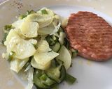 Foto del paso 7 de la receta Patatas con calabacín "a lo pobre" en microondas