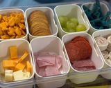 A picture of step 1 of Back to school snackle box.