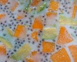 Foto langkah ke 6 dari resep Sop Buah Pepaya Alpukat Santan.