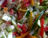 Foto del paso 9 de la receta: Filet de merluza relleno de verduras y puré de calabazas
