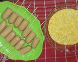 Foto langkah ke 1 dari resep Corndog Sosis Mini.