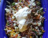 A picture of step 2 of Cauliflower Salad with Tuna.
