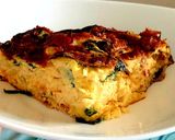 A picture of step 9 of My Smoked Bacon, Leek & Spinach Quiche 😆.