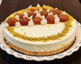 A picture of step 6 of Gulab Jamun Cheesecake with Arrowroot Biscuit Crust.