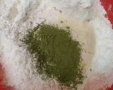 Foto langkah ke 2 dari resep Green Tea Drop Cookies.