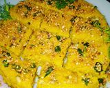 दलिया पौष्टिक ढोकळा रेसिपी (daliya dhokla recipe in marathi) रेसिपी स्टेप 7 फोटो 
