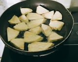 Hình bước làm 4 của món Sake chiên bột