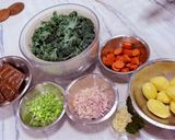 A picture of step 1 of Cardo verde.